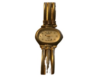 Swiss POLO Gold Wristwatch NASTRIX Case 6 Jewel Quartz Movement Etsy