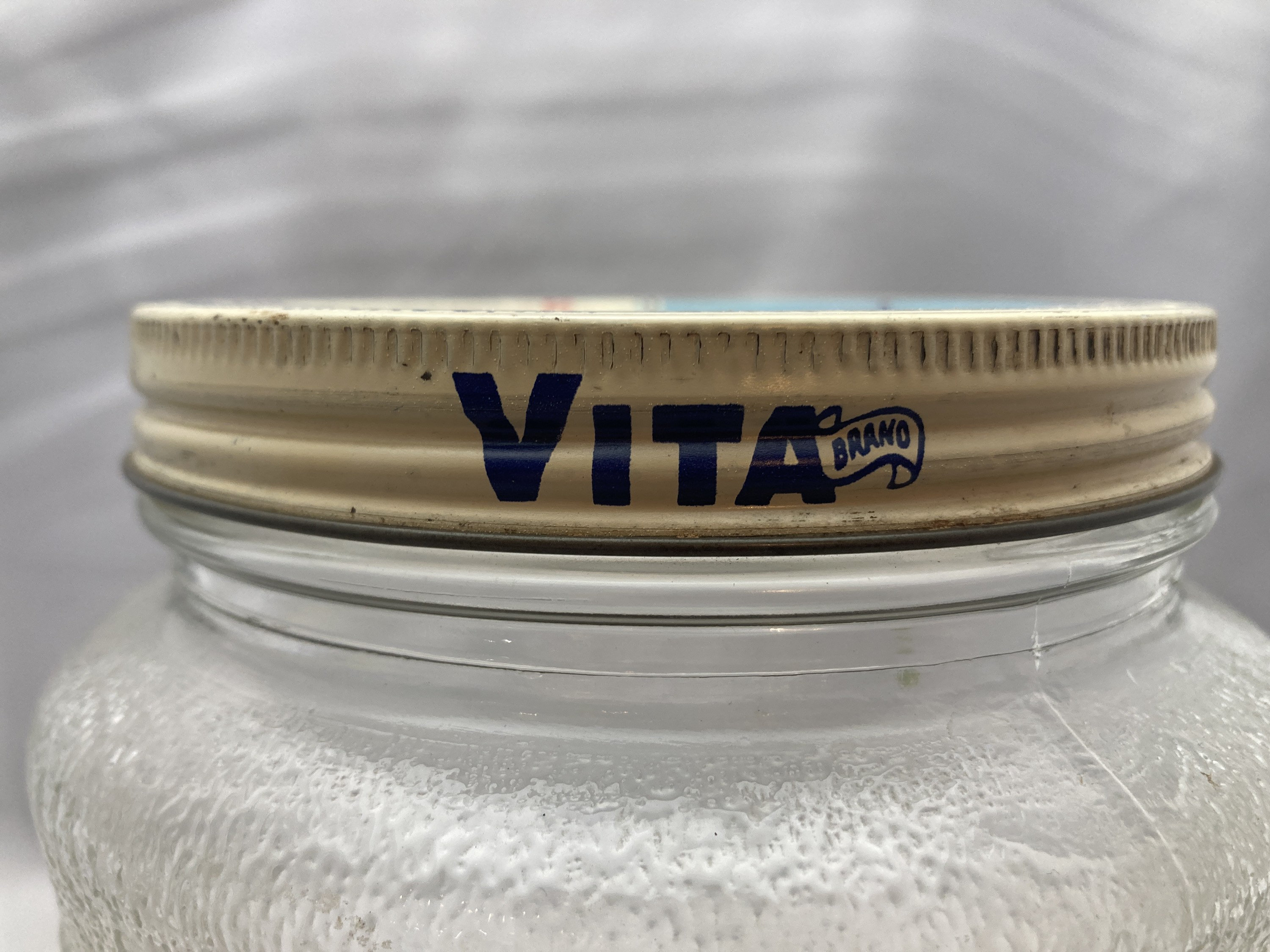 Vintage Glass Vita Herring Jar Etsy Canada