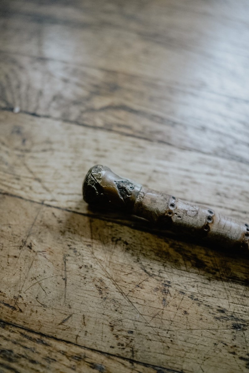 Antique Bamboo Cane Etsy