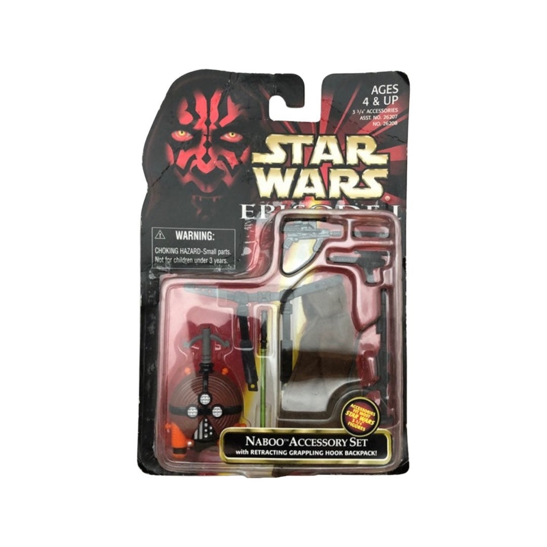 Vintage Star Wars Episode I : Naboo Accessory Set With Retracting Grappling  Hook Backpack. -  Hong Kong