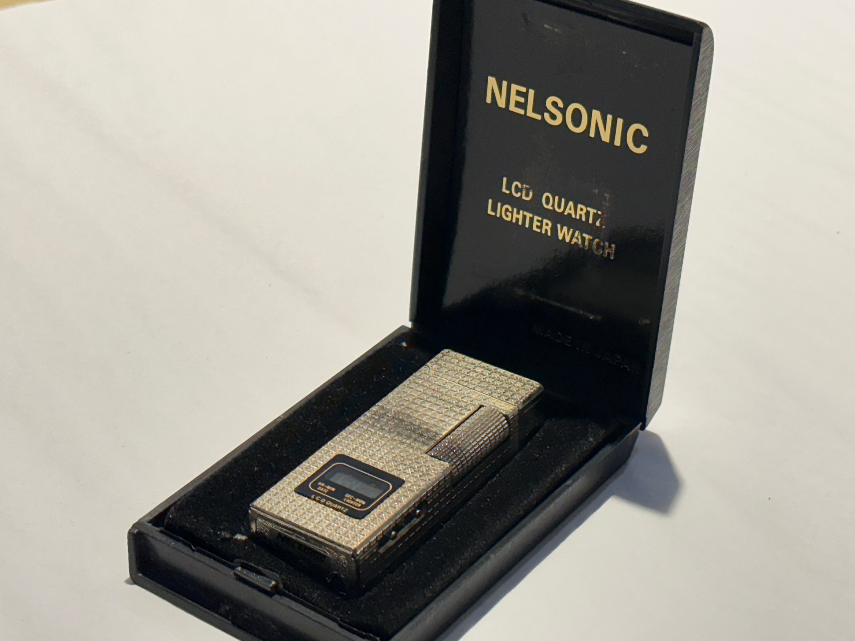 Nelsonic lcd quartz watch clearance