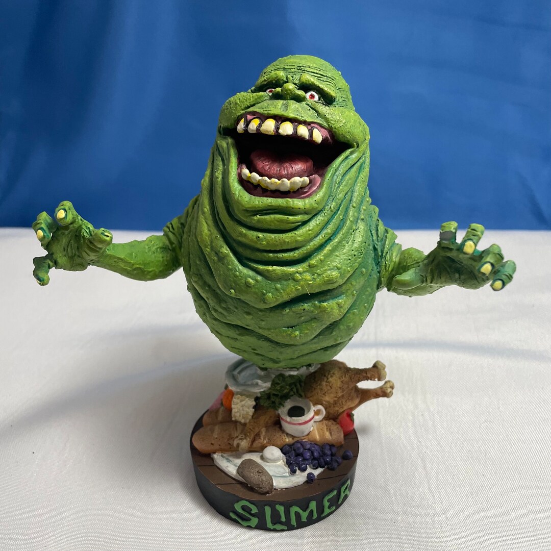 Slimer Ghostbusters Bobblehead, Green Ghost Figure, Movie Collectible
