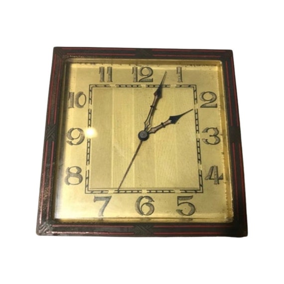 Vintage Tabletop Clock Home Decor Gem