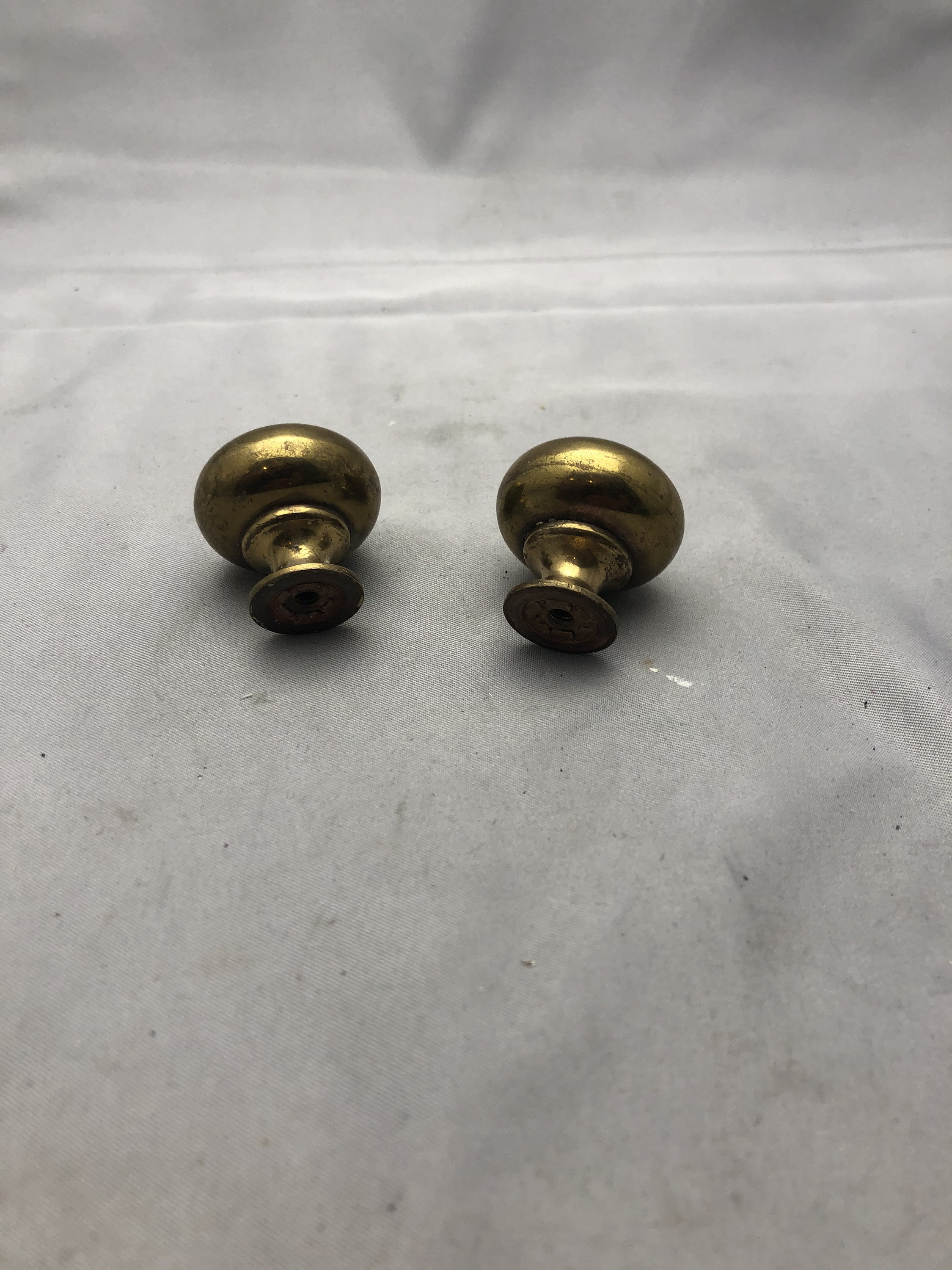 Conjunto de perillas de gabinete de latón antiguo | Etsy