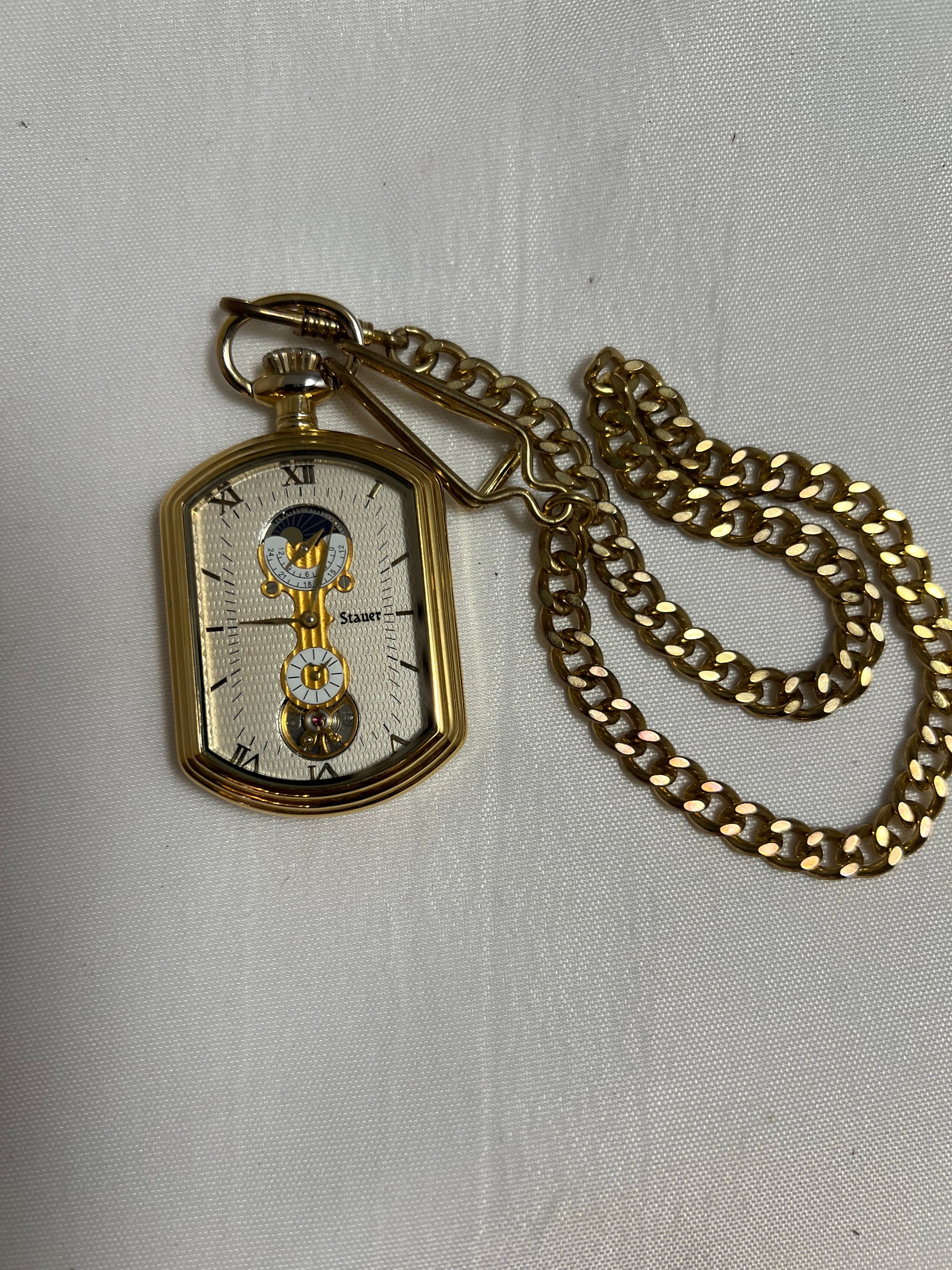 Stauer Grandfather Gold Pocket Watch Etsy Australia