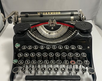 Antike 1920er Underwood Universal Standard Schreibmaschine