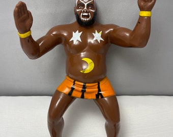 Kamala WWF LJN Wrestling Superstars, Titan Sports 1987 Vintage Action Figure