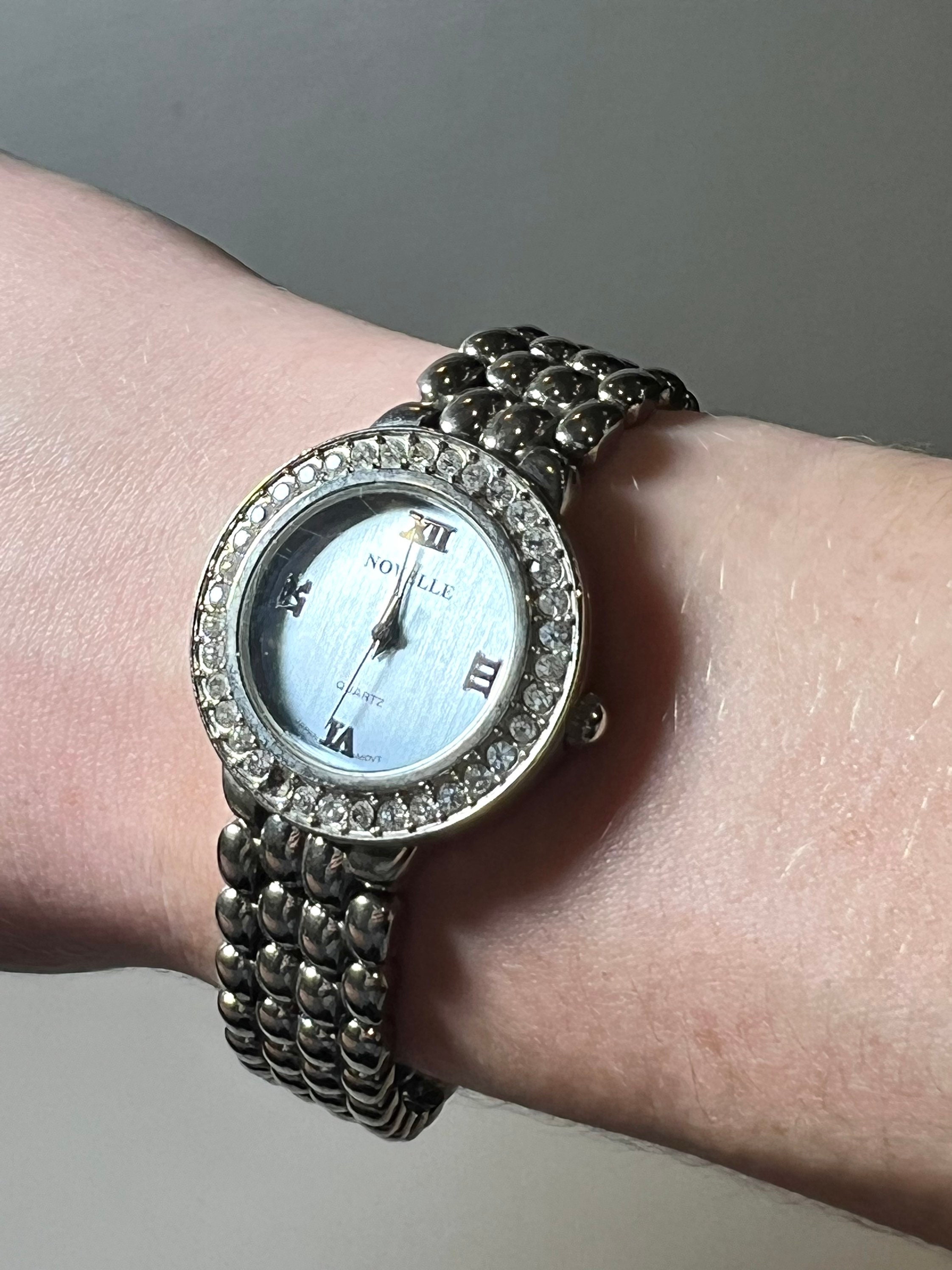 Vintage Novelle Quartz Stainless Steel Watch Etsy