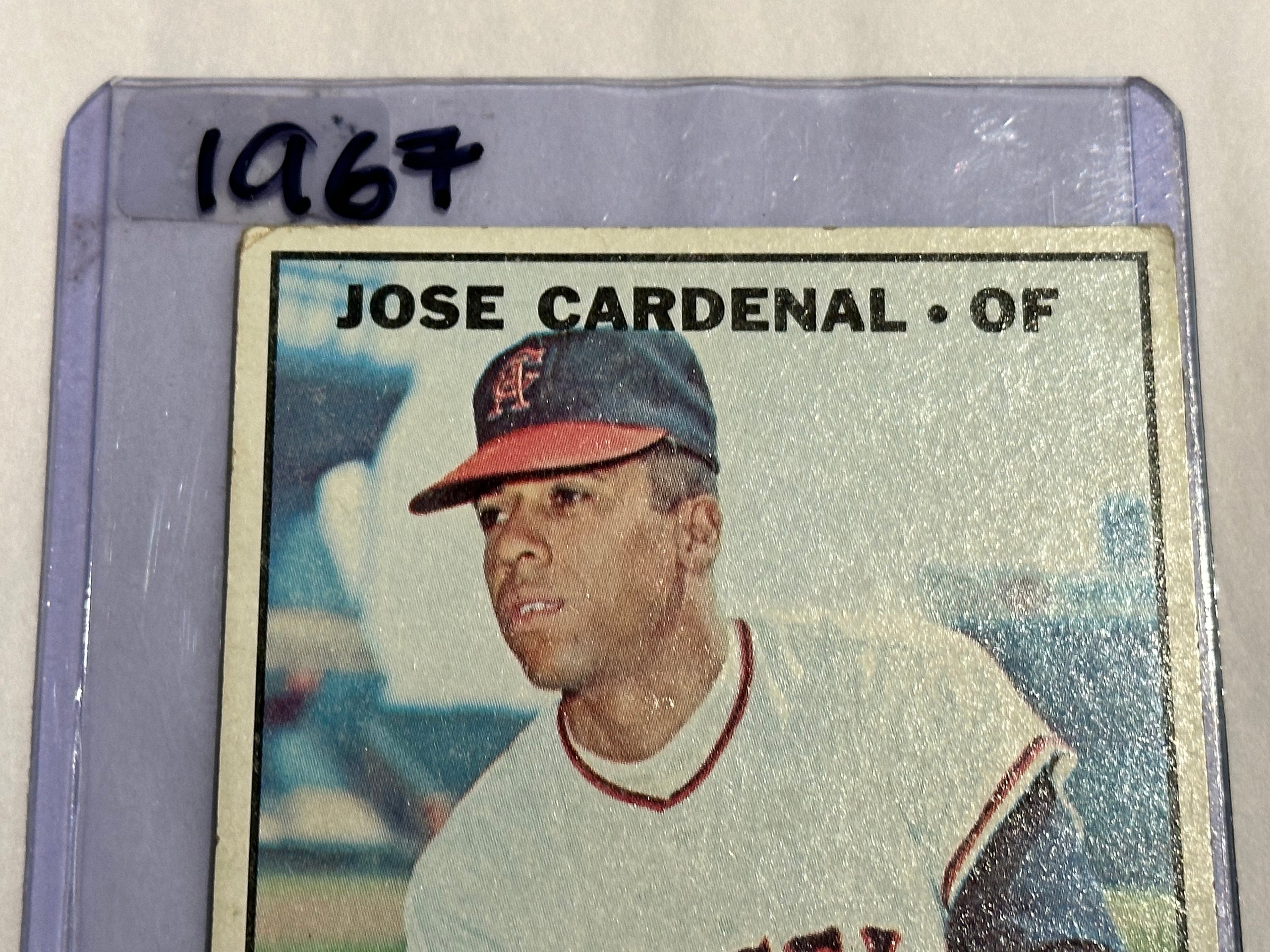 Jose Cardenal California Angels Outfield Player Baseball 