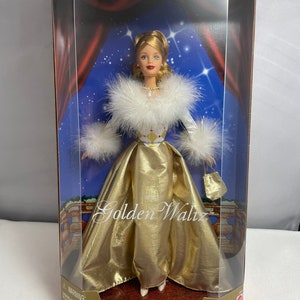 Vintage 1998 Golden Waltz Special Edition Barbie Doll, Vintage Collectible Barbies, Mattel Doll, Rare Barbie