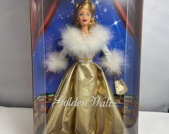 Vintage 1998 Golden Waltz Special Edition Barbie Doll, Vintage Collectible Barbies, Mattel Doll, Rare Barbie