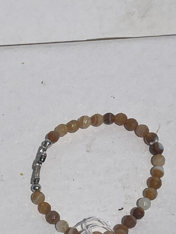 Vintage Christian brown bracelet - image 5
