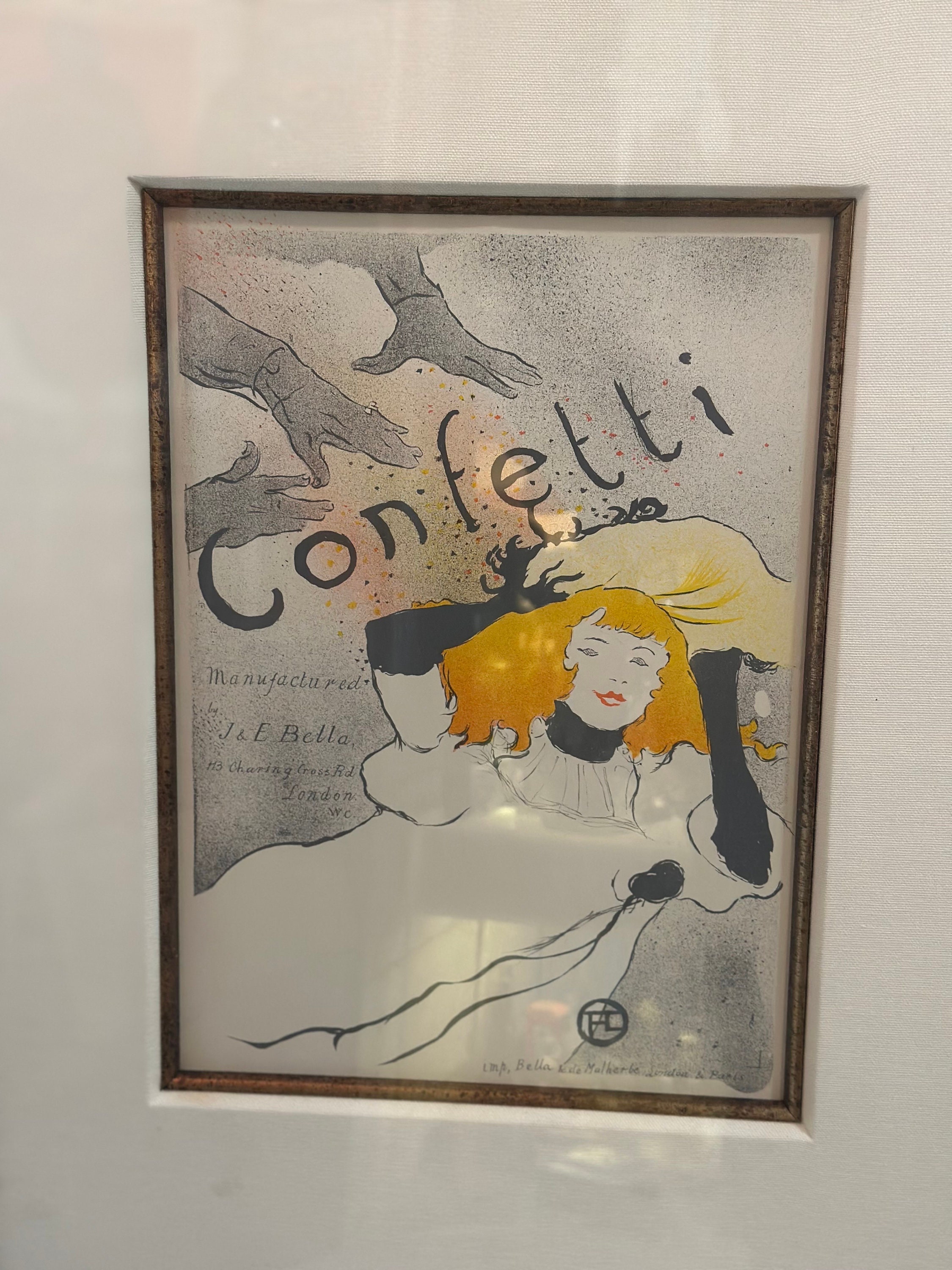 Henri de Toulouse-Lautre、Confetti、希少画集画