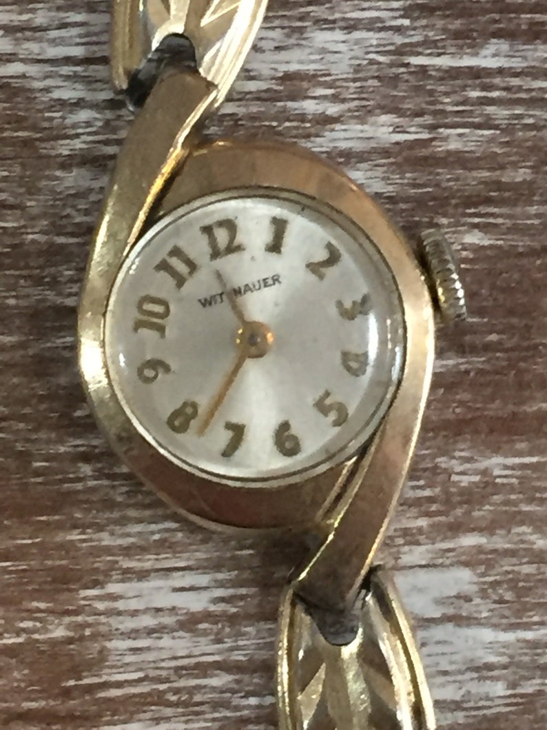 wittnauer watch 10k gold filled bezel