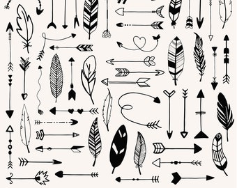 arrows and feathers etsy