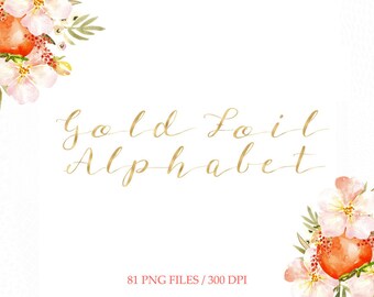 BUY 3 PAY FOR 2, Gold foil alphabet clipart, golden, gold font clipart, hand drawn letters with swatches, gold foil clipart, download