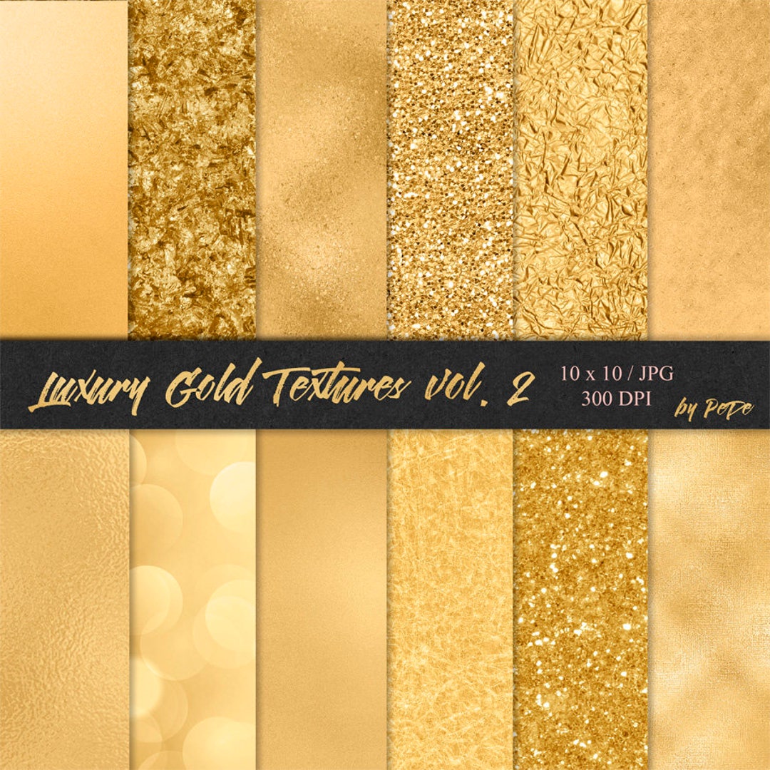 Instant Download Gold Glitter Digital Paper Pack: Glitter Paper, Gold  Digital Paper, Bokeh Digital Paper, Printable Glitter Background Print 