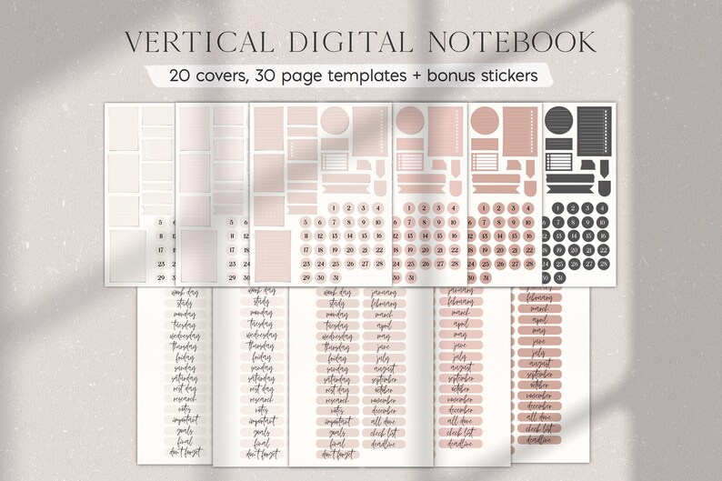 Digital Notebook, Digital Notes, Goodnotes, Notability, Goodnotes ...