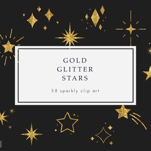 Goldene Glitzer Sterne, Sterne png, Glitzer Clip Art, Sternform, golden funkeln Textur, Sternelemente, funkelnde Sterne, Designelemente, download
