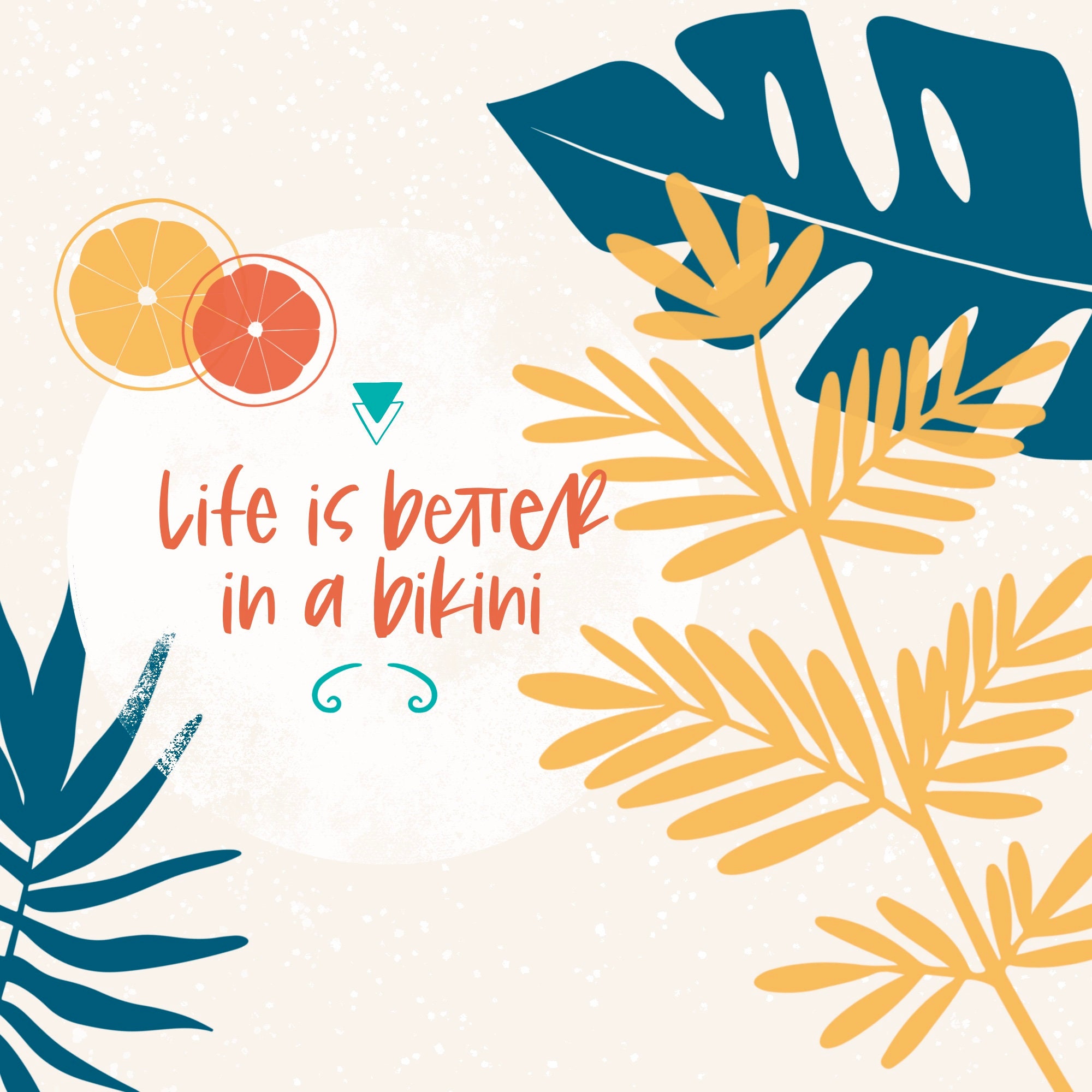 Tropical Stamps for Procreate, Stamp Brushes, Procreate Pack, Design ...