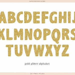 Gold glitter alphabet clipart, gold glitter digital alphabet, letters clipart, metallic lettering, sparkly, download