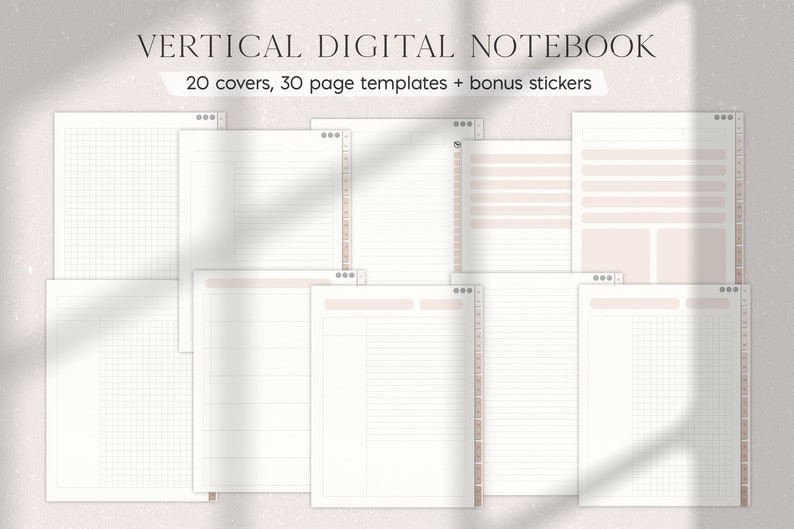 Digital Notebook, Digital Notes, Goodnotes, Notability, Goodnotes ...