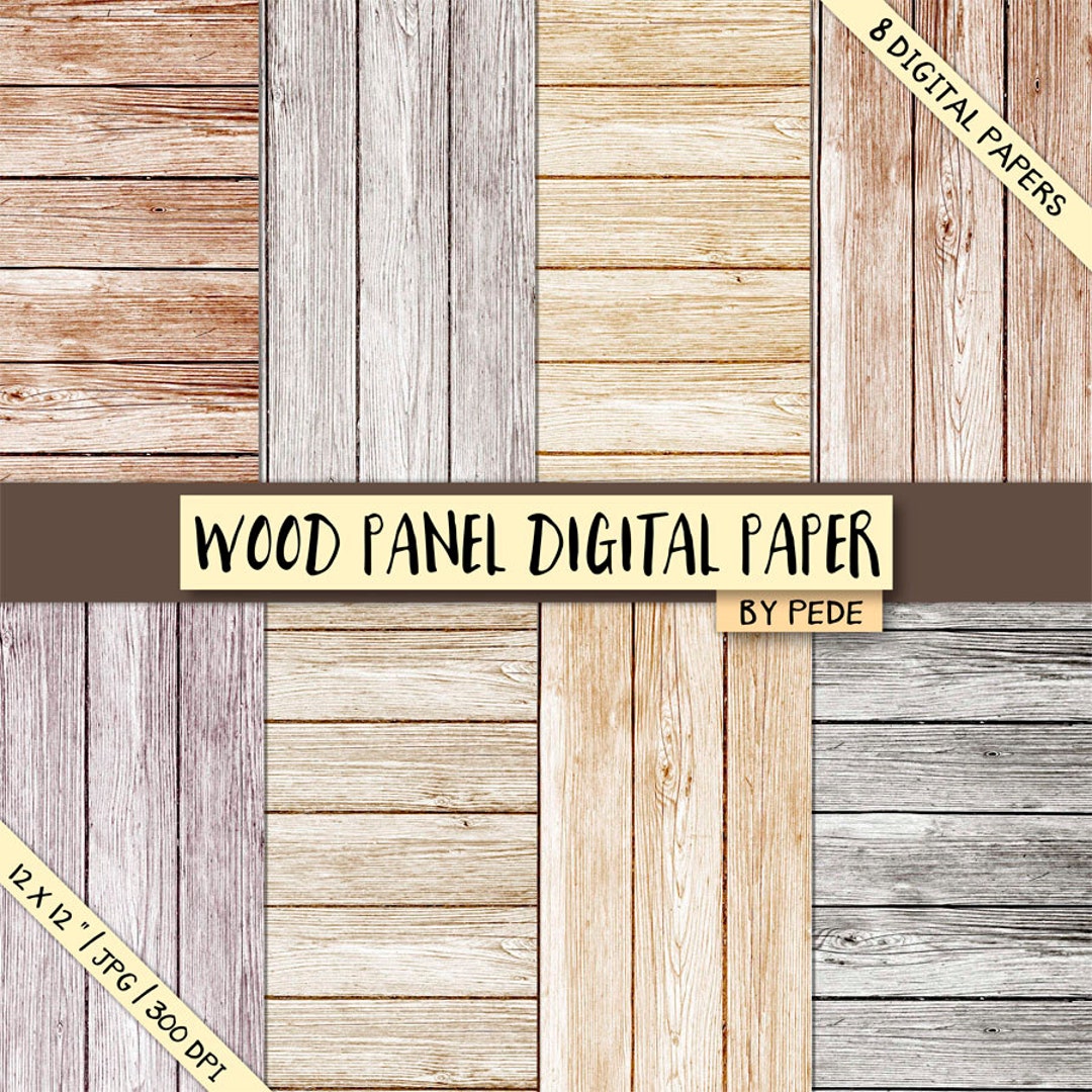 Rustic Wood Panel Texture