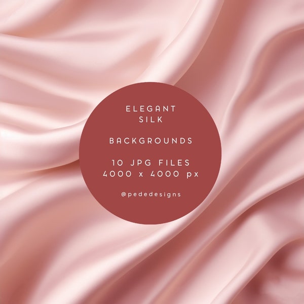 Silk Backgrounds, digital paper pack, elegant silk texture, silk backdrop, silk photo backgrounds, pink & cream, fabric overlay, download