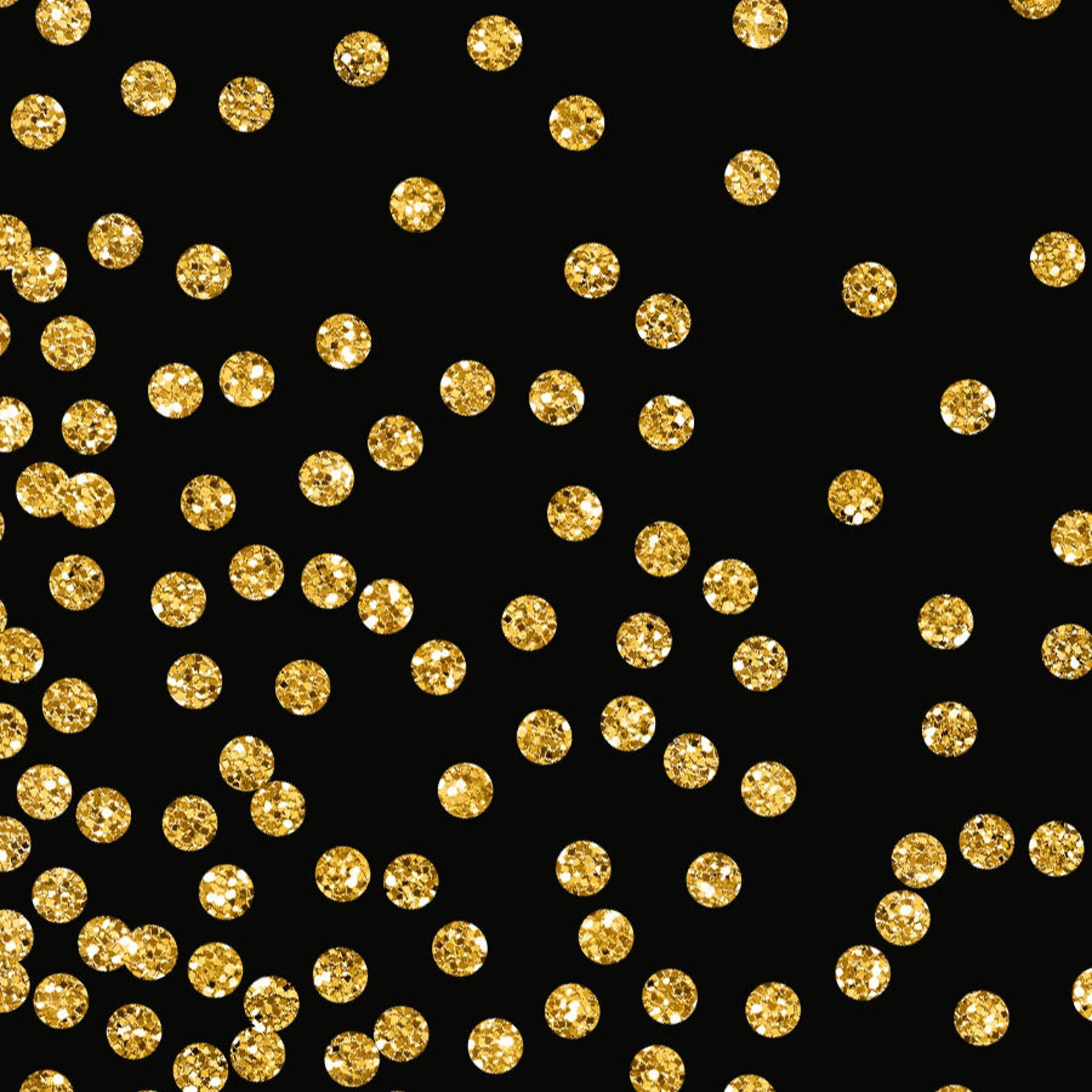 Gold Glitter Confetti Clipart Golden Digital Confetti Gold - Etsy