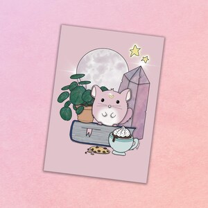 Carte Chichi Lune - Illustration