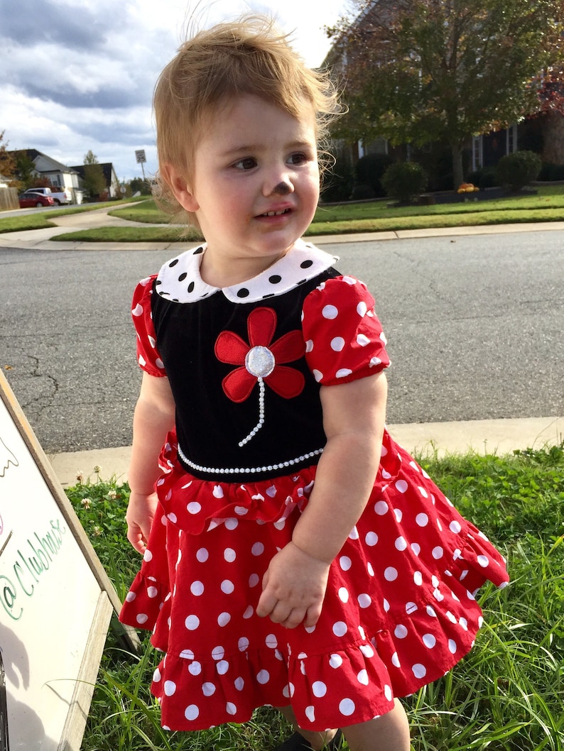 Toddlers Minnie Mouse Dress Minnie Mouse Kids Free Shipping Baby Girl Minnie Mouse Dress Minnie Mouse Costume Girls Minnie Mouse Dress
