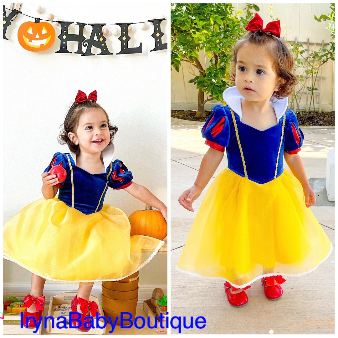 Disney Snow White Girl, Snow White Baby Girl Costume, Handmade Snow