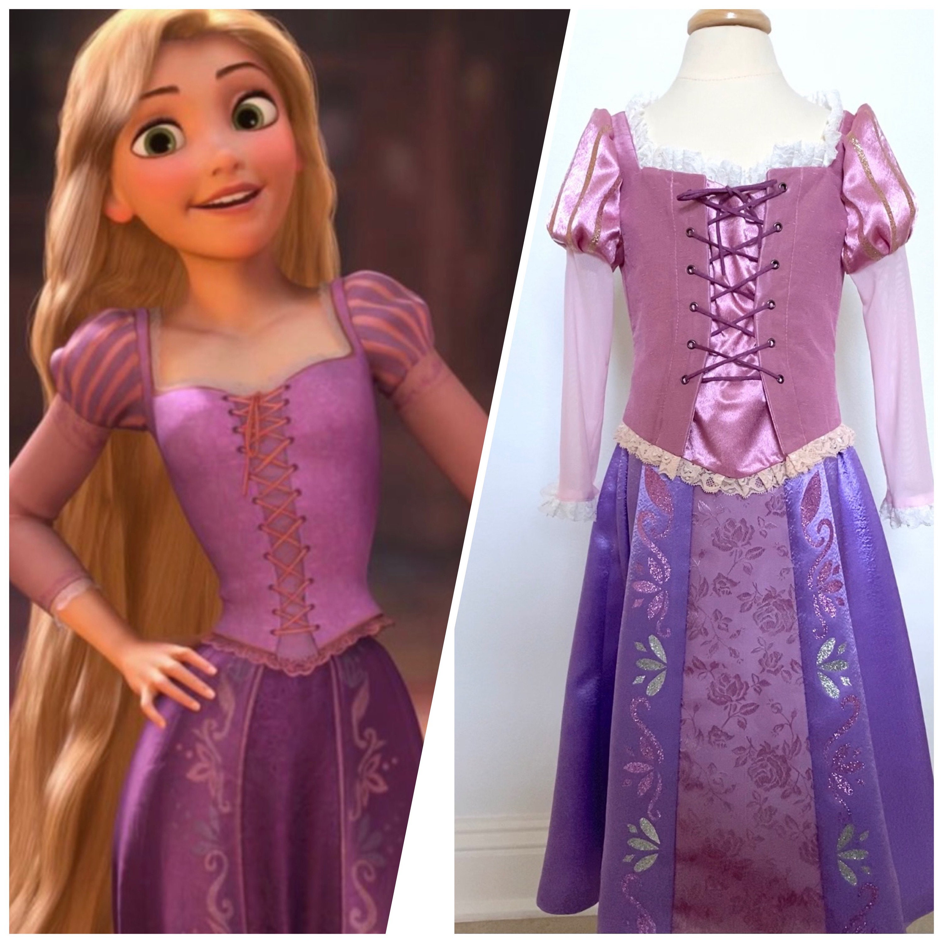 Princess Rapunzel  Dress Rapunzel  Girl Dress, Rapunzel  Outfit Rapunzel  Dress Princess Dress