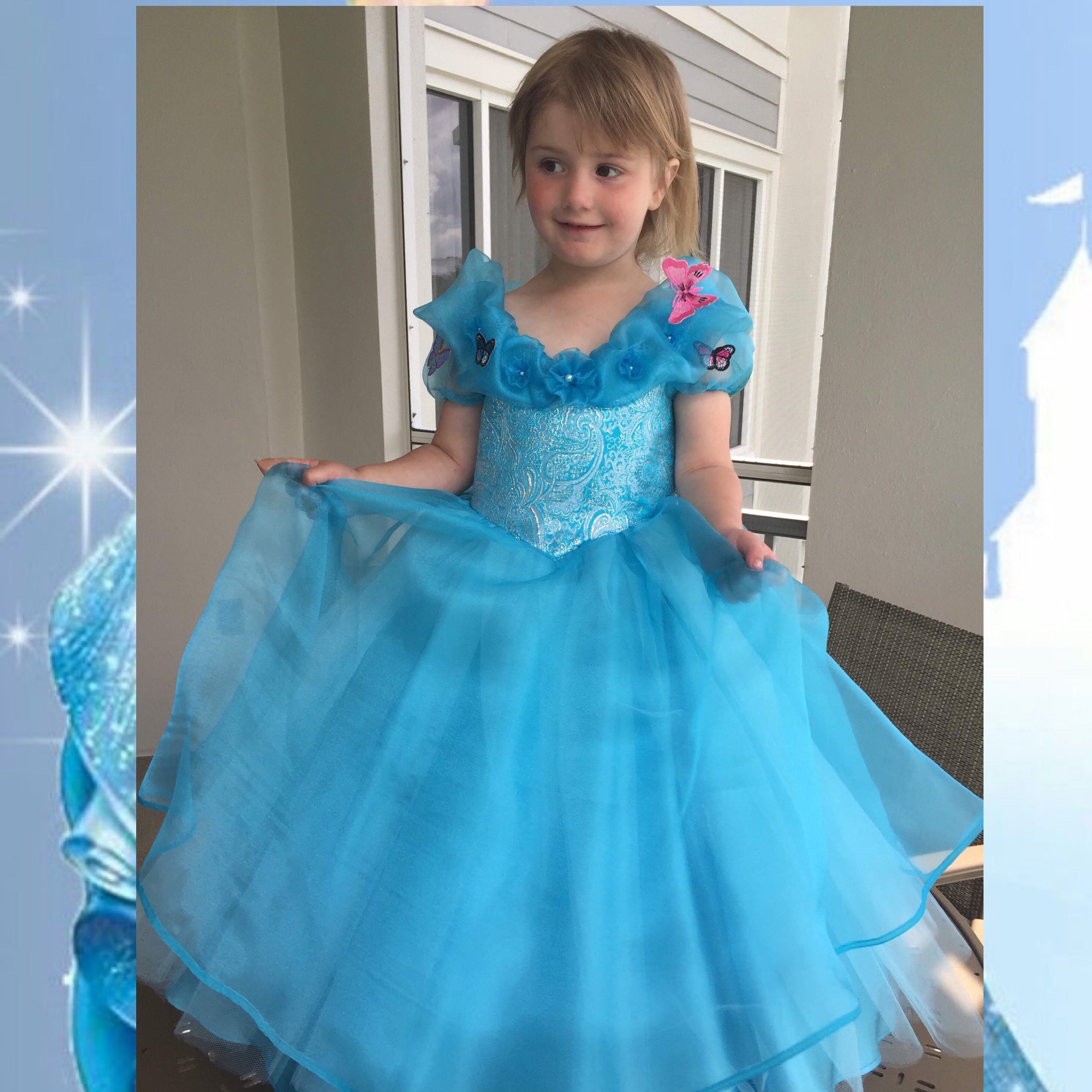 Little girl top cinderella dress