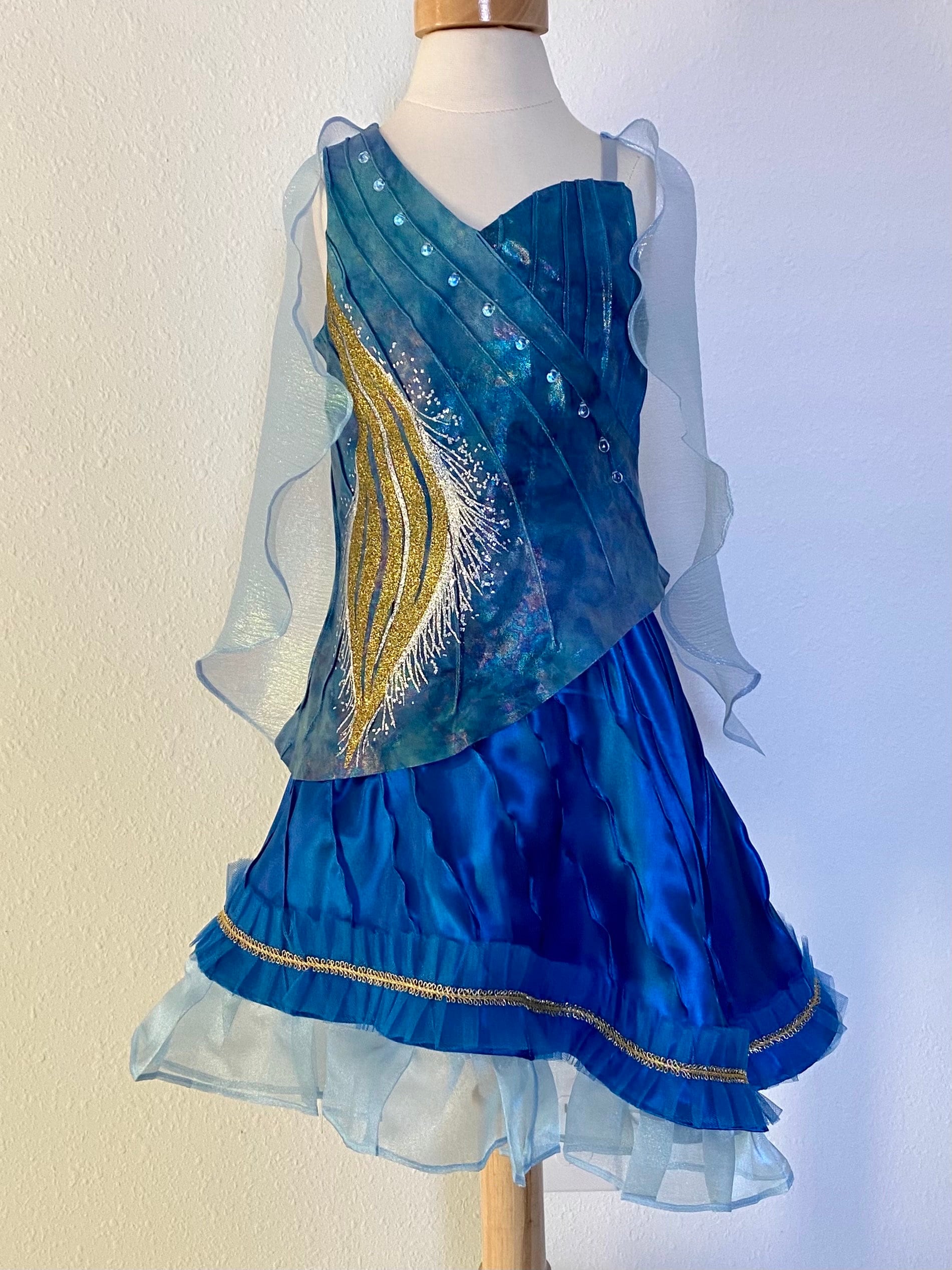 Silvermist Fairy costume, Disney Fairies, Handmade Dress Girl, Blue Dress Baby, Kids Cosplay, Girls Dress, Baby Outfit