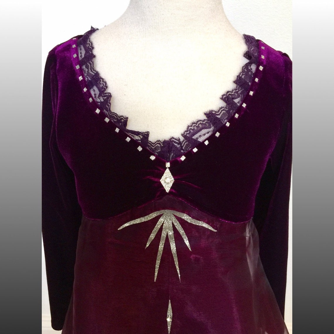 frozen 2 elsa night dress
