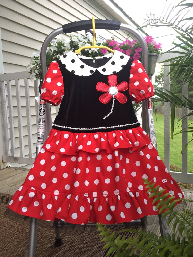 Toddlers Minnie Mouse Dress Minnie Mouse Kids Free Shipping Baby Girl Minnie Mouse Dress Minnie Mouse Costume Girls Minnie Mouse Dress