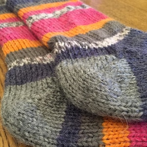 Worsted Toe Up Socks Pattern