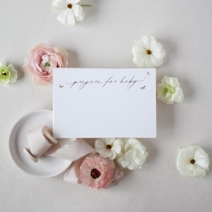 Biglietti di preghiera per baby shower