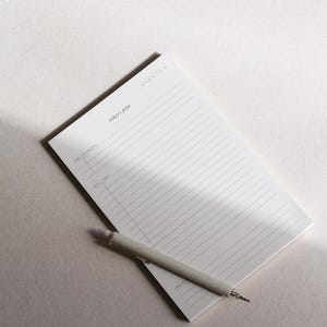 Dagelijkse taken Kladblok | Plan van vandaag