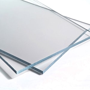 BuyPlastic Gray Polycarbonate (Lexan) Plastic Sheet, 1/4 x 12 x 12, Lexan Panel Plastec