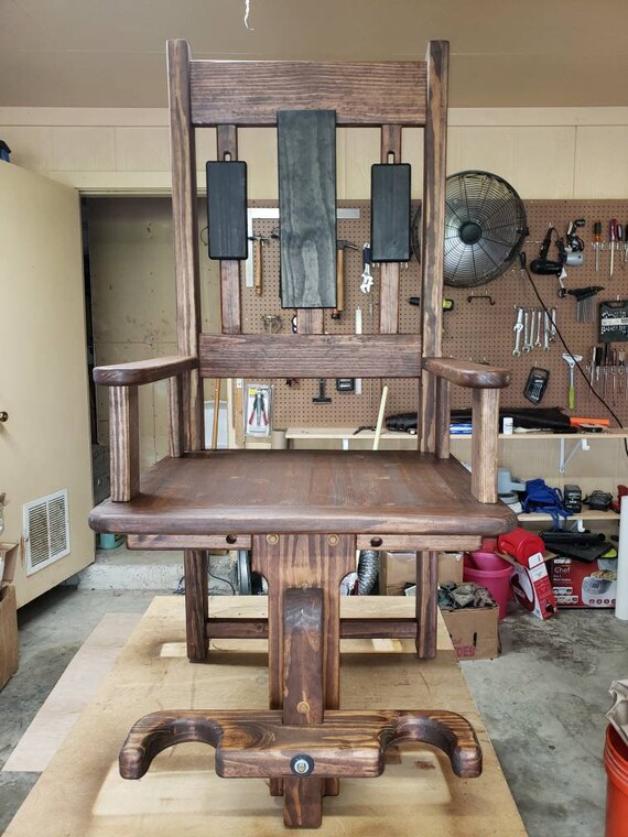 Basic Old Sparky Electric Chair Punishment Dungeon Restraint Etsy