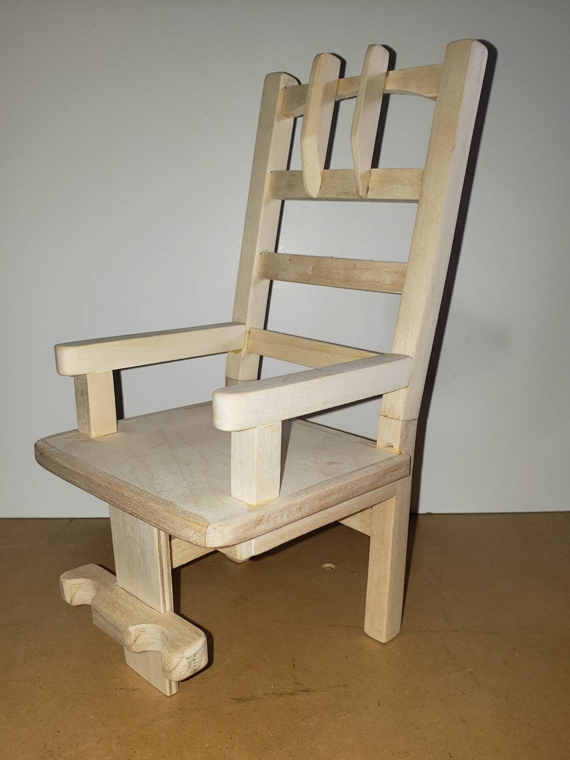 DIY Miniature Electric Chair 16 Scale Model Kits Bondage Etsy