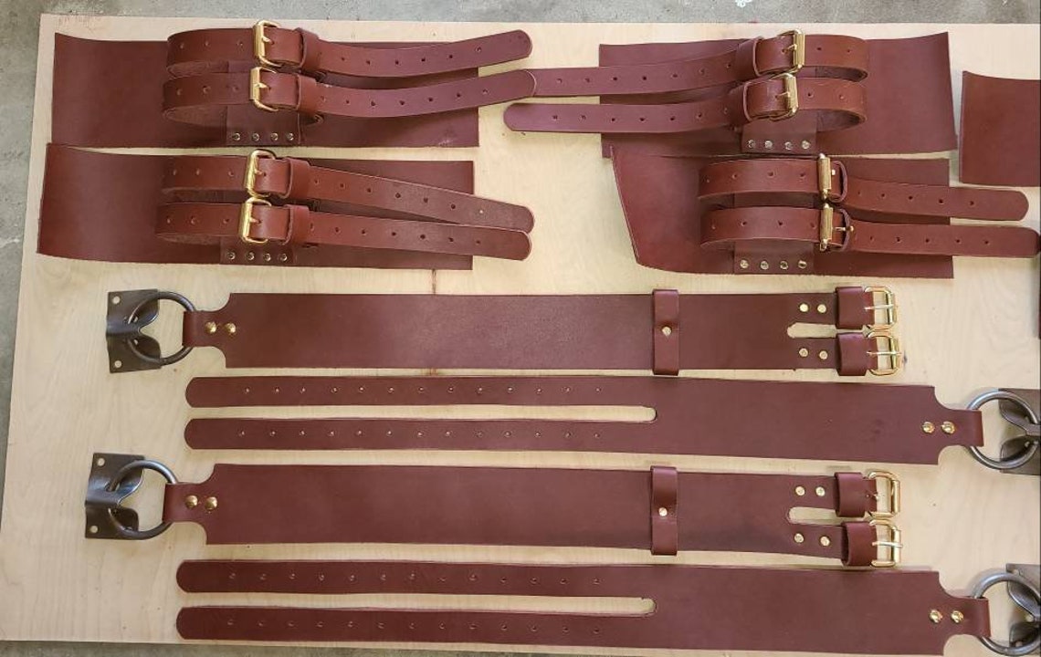 Complete Set Black or Brown Leather Electric Chair ...