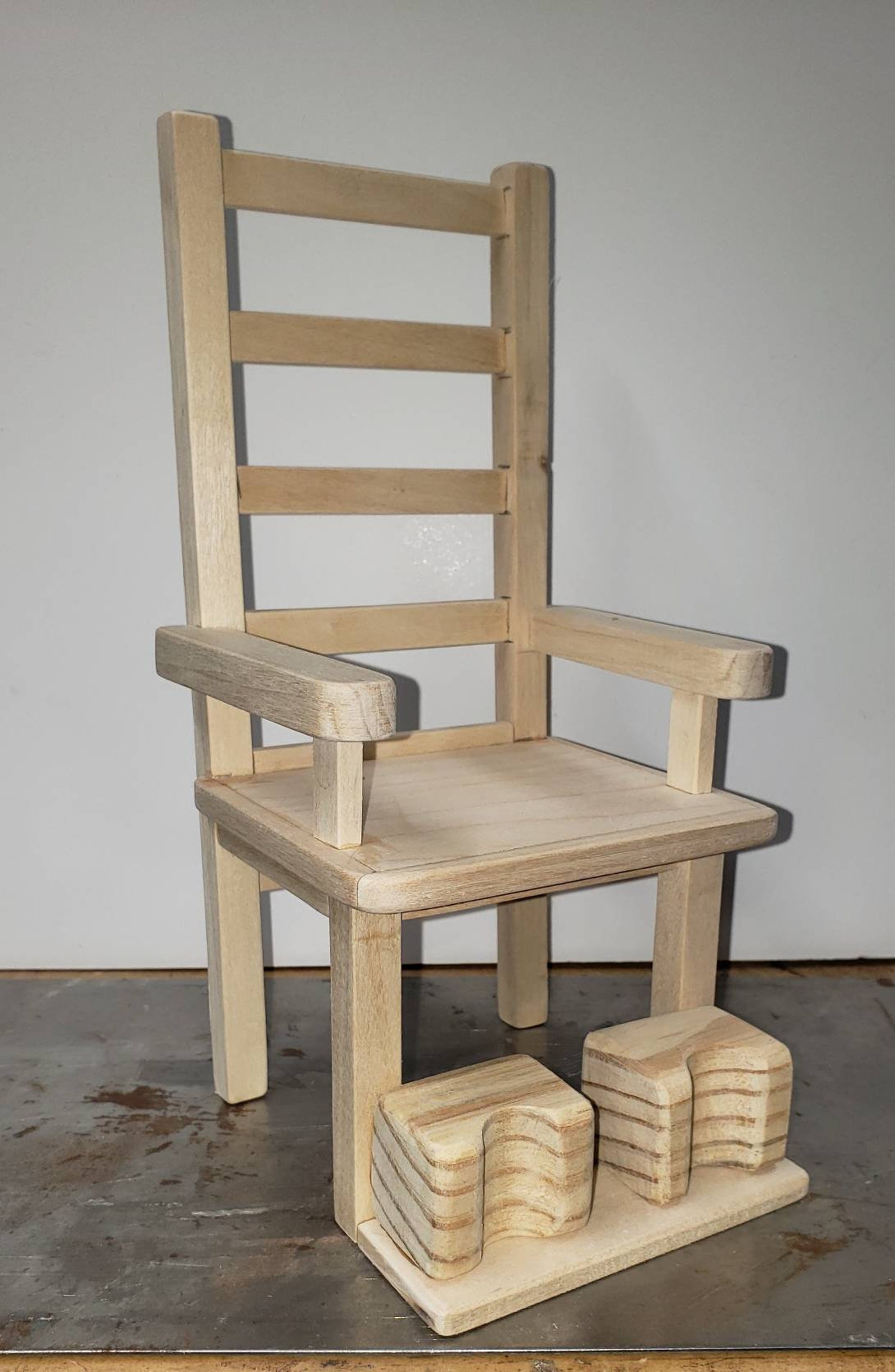 DIY Miniature Electric Chair 16 Scale Model Kits Bondage Etsy