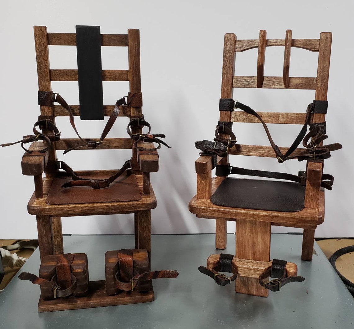 DIY Miniature Electric Chair 16 Scale Model Kits Bondage Etsy