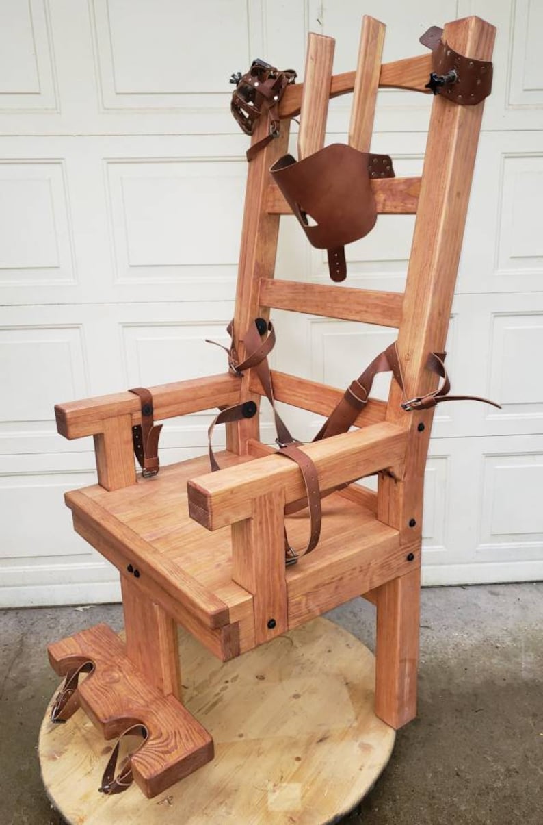 Electric Chair Death Mask Accessory Execution Device Etsy