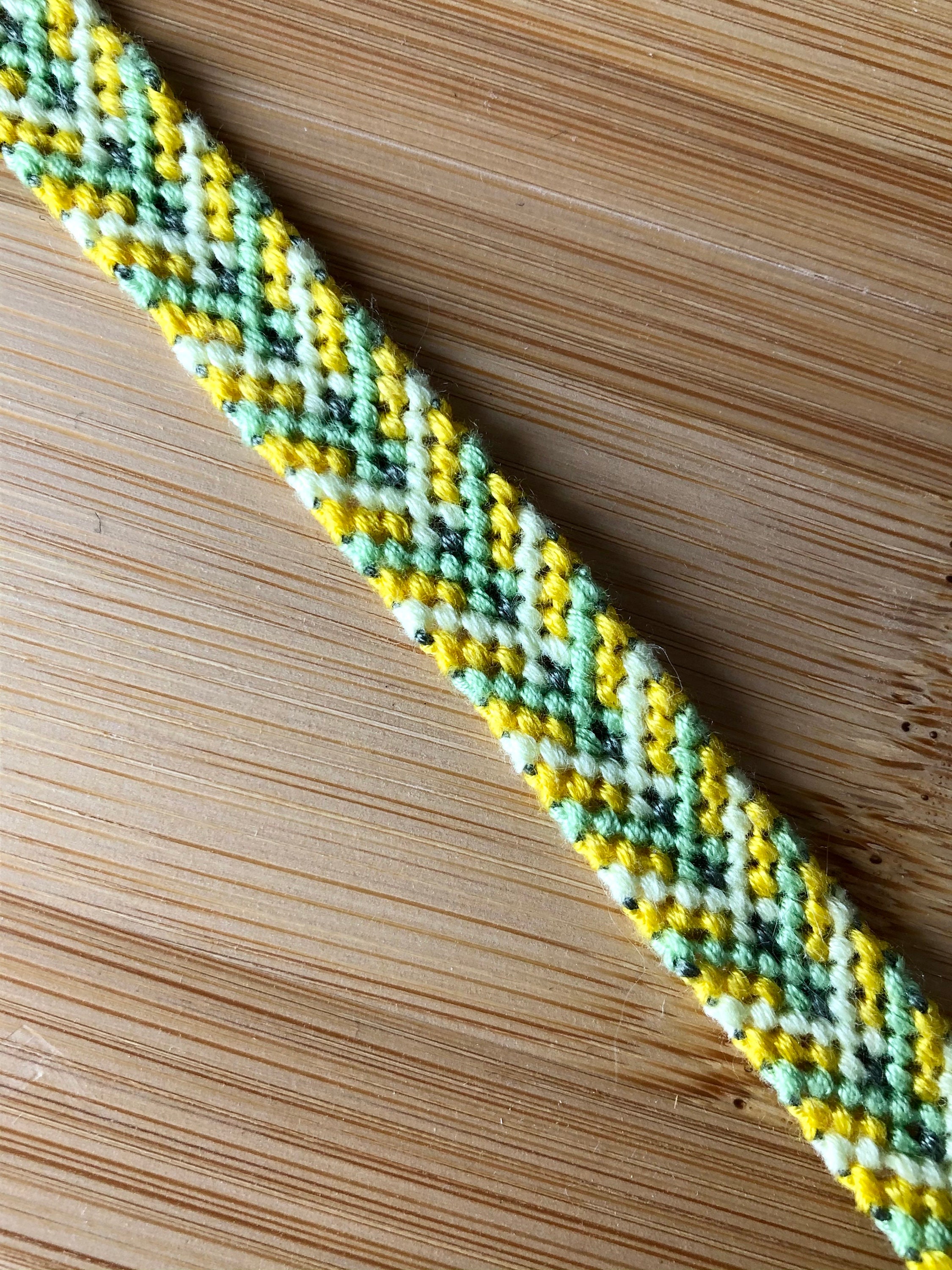 Friendship Bracelet / Brazilian Bracelet / Embroidered Woven Etsy