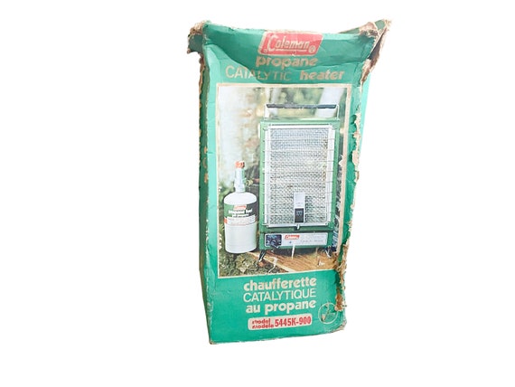 Coleman Propane Catalytic Heater 5445K-900 Green Metal Retro - Etsy Norway