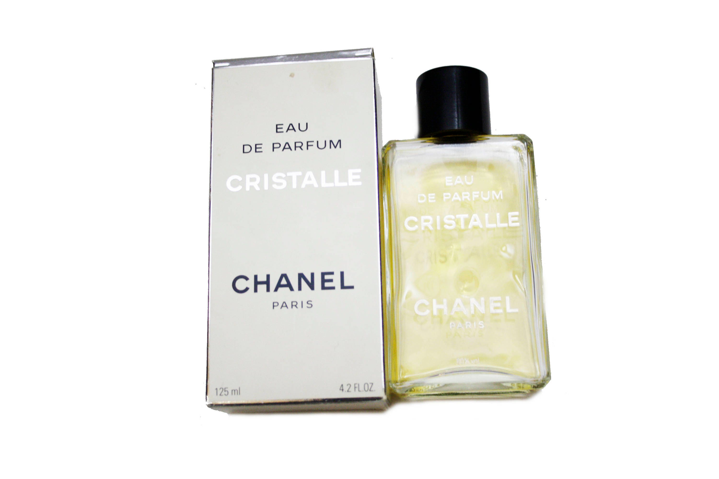 Vintage Chanel Cristalle Eau de Parfum, 125mL Vintage Perfume Bottle,  Vanity Decor